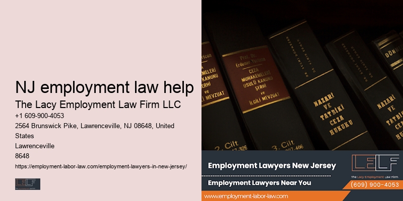 Local NJ employment contract lawyer assistance