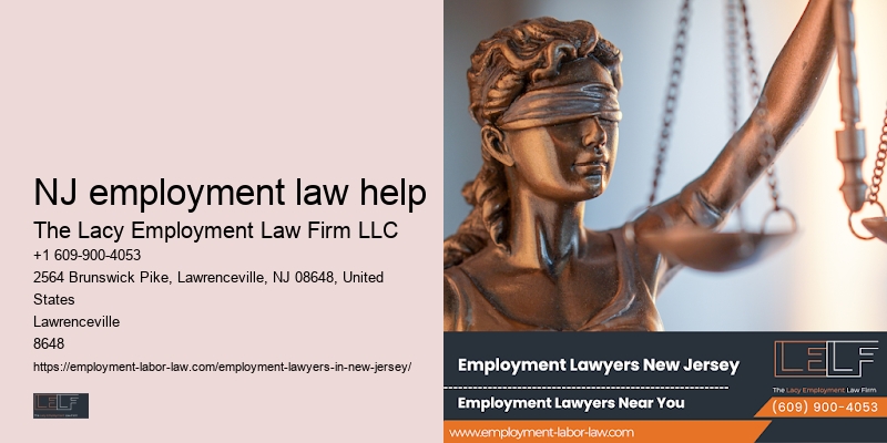 Employment Law Firm NJ employment law help