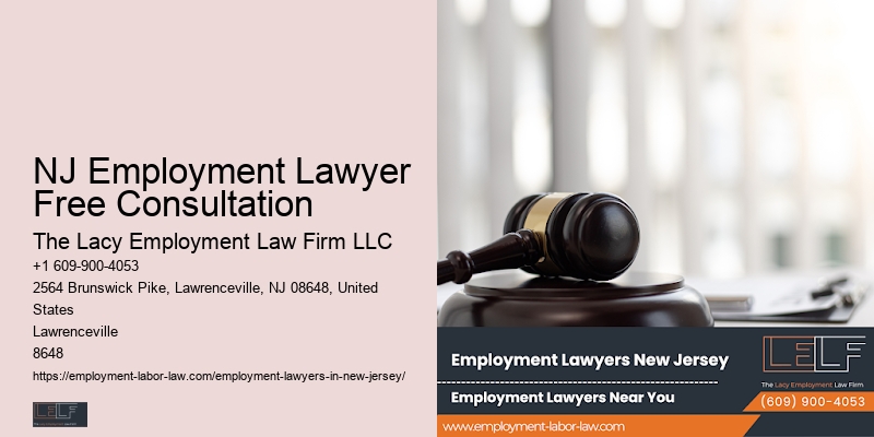 NJ Employment Lawyer Free Consultation
