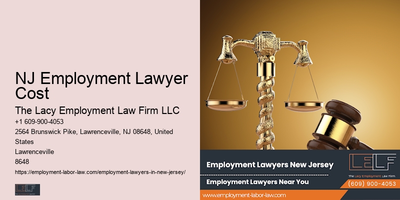 NJ Employment Lawyer Cost employment discrimination attorney cost
