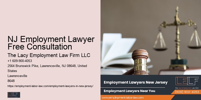 NJ Employment Lawyer Free Consultation employment discrimination attorney reviews