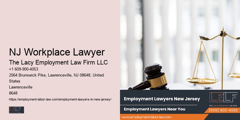 NJ Workplace Lawyer Employee Legal Representation