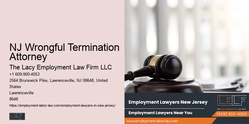 NJ Wrongful Termination Attorney