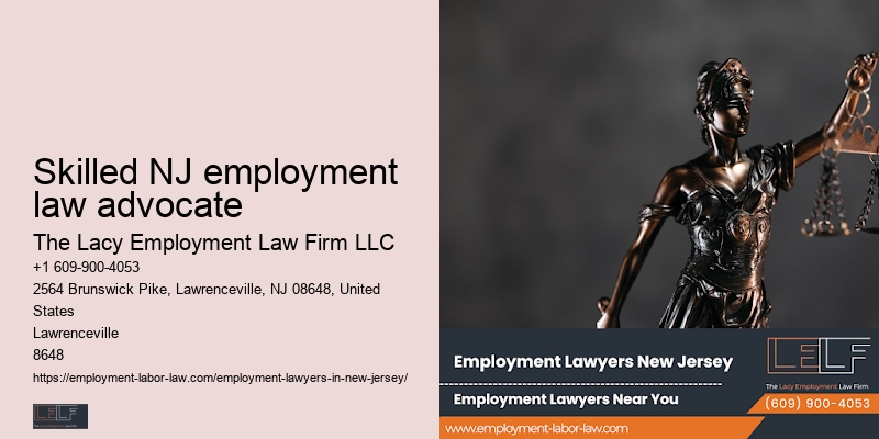 Trusted Skilled NJ employment law advocate wage and hour lawyer