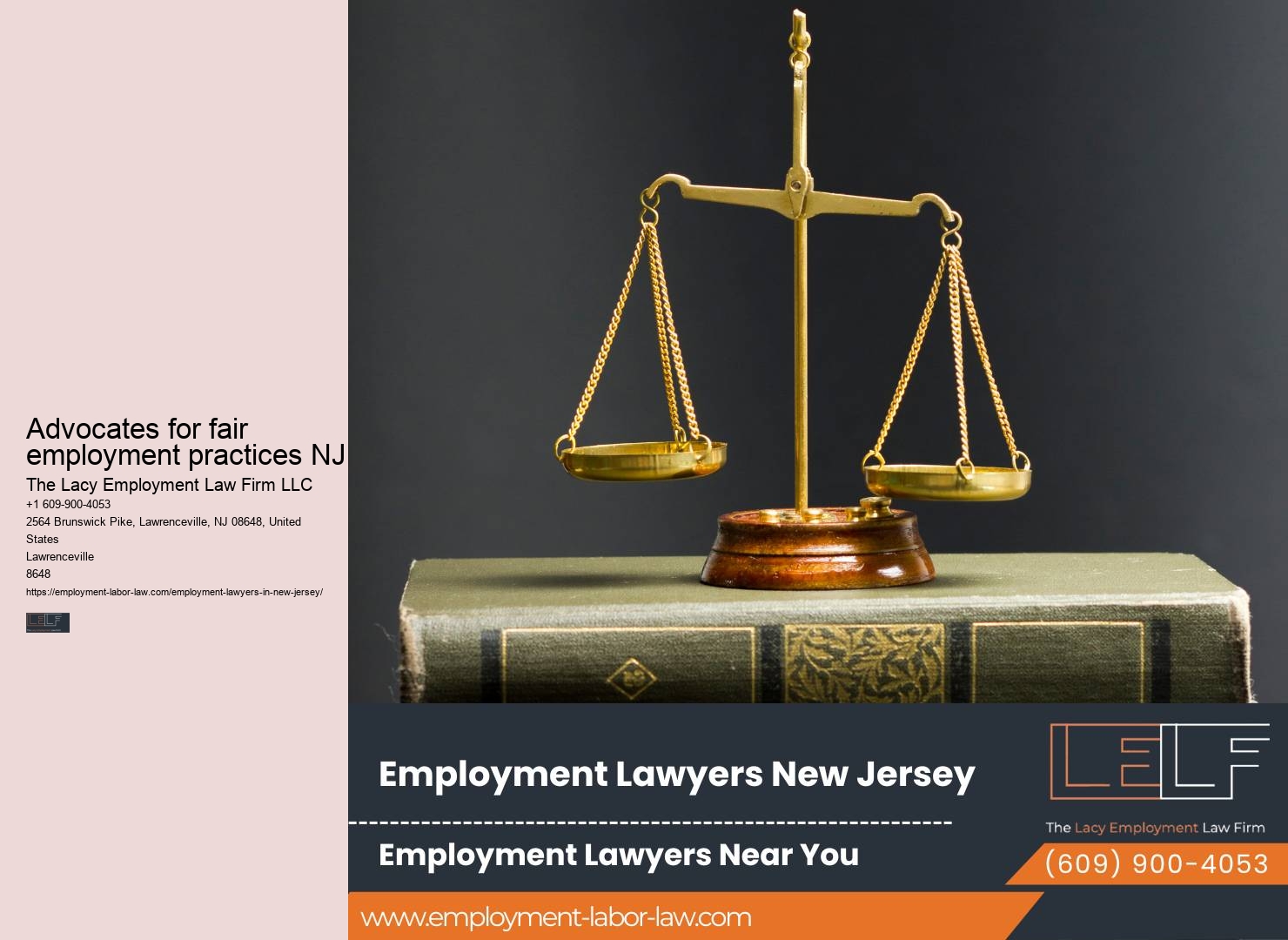 Advocates for fair employment practices NJ