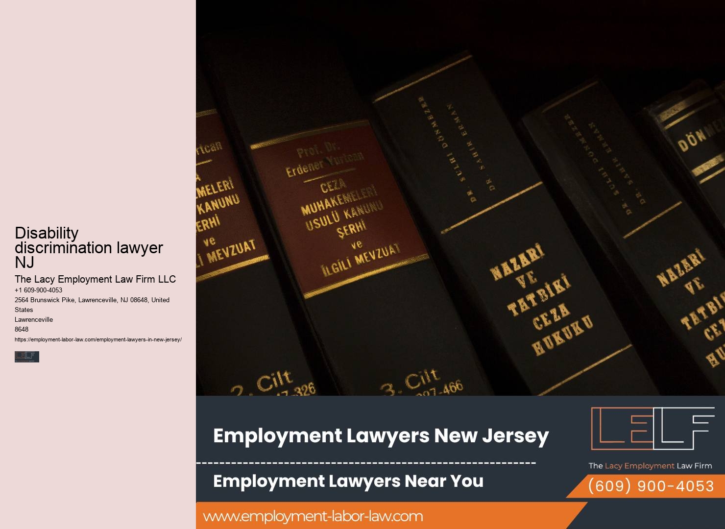 Handle Employment Law Litigation with NJ Lawyers