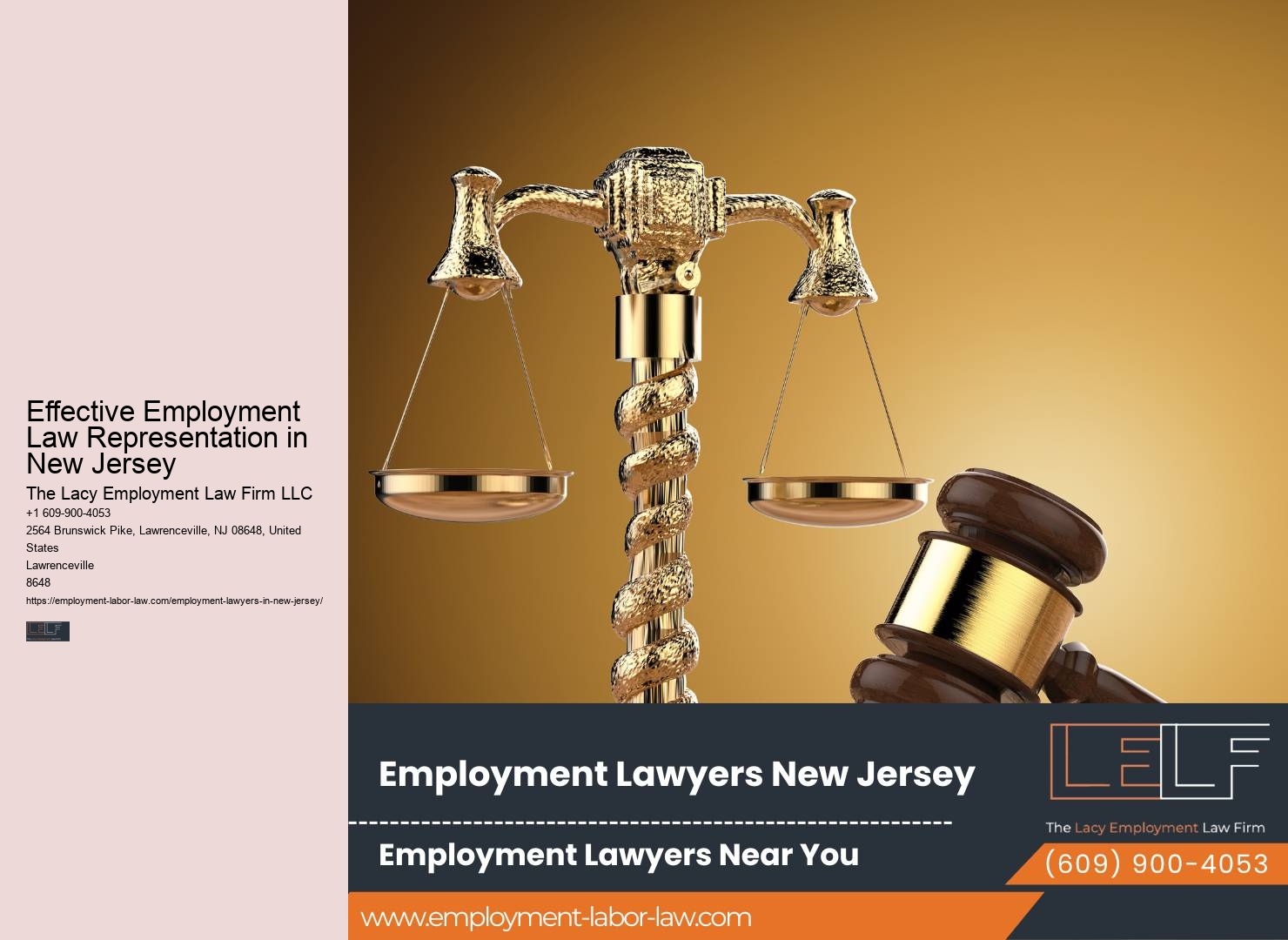 Experienced NJ Lawyers for Employment Law Litigation