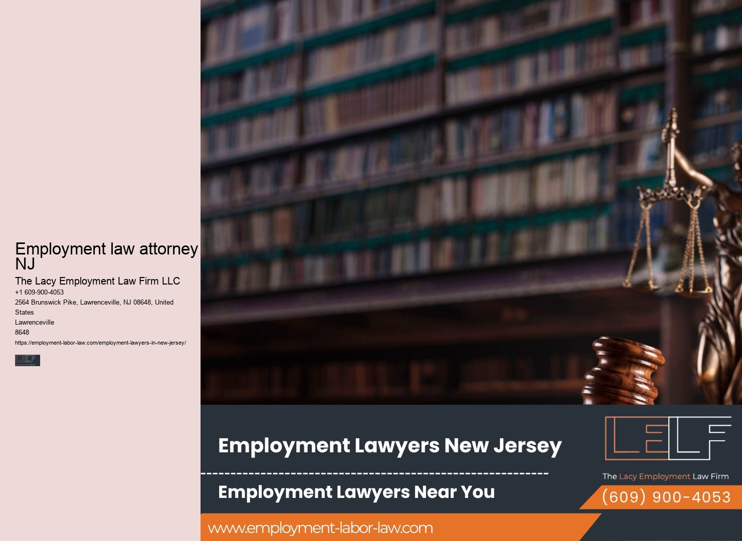 Proven Employment Law Advocates in NJ