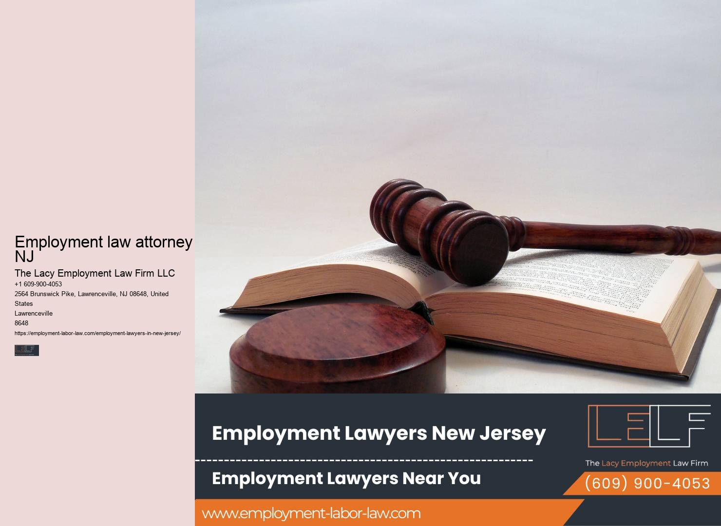 Wrongful termination attorney NJ