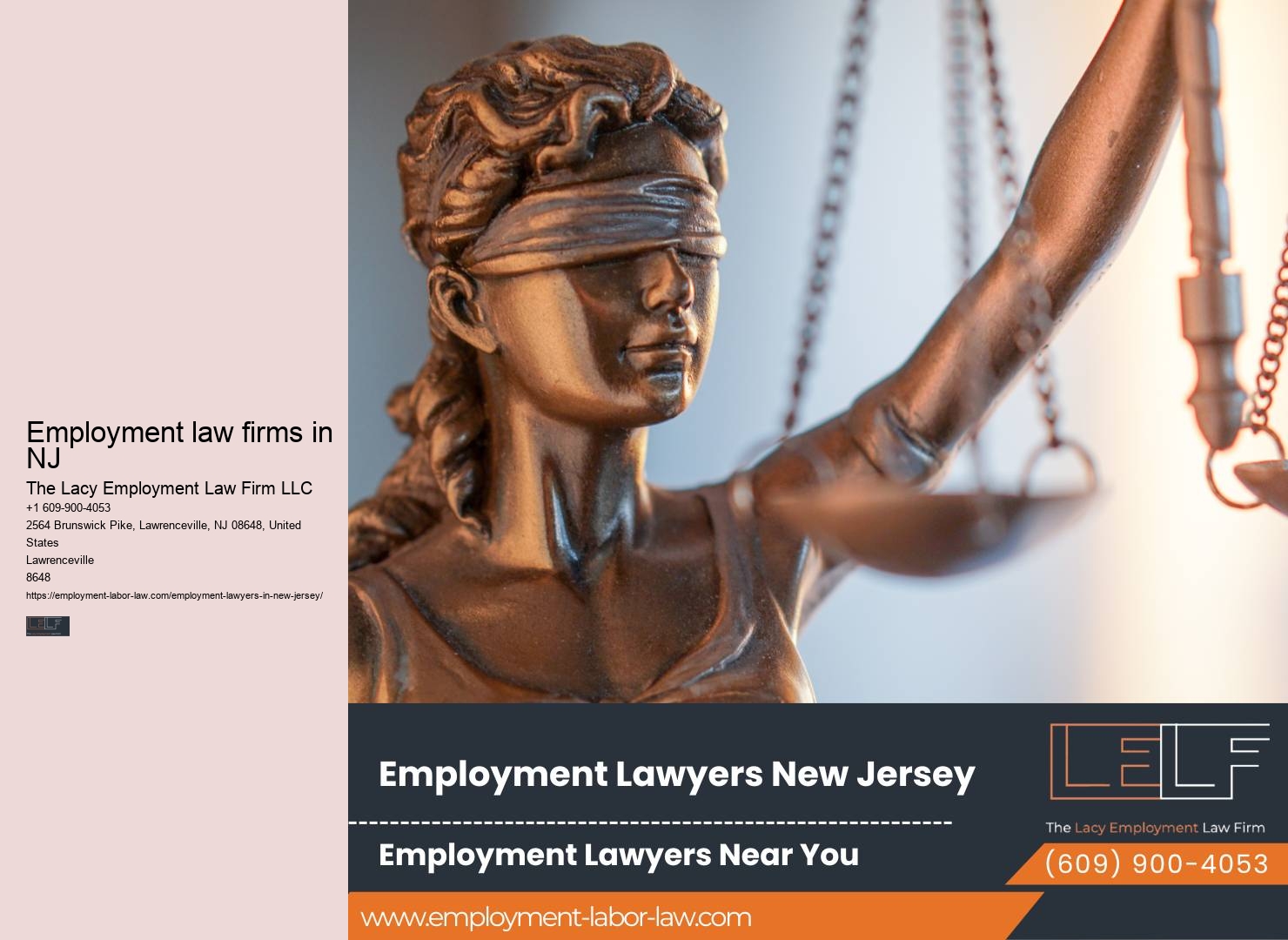 Leading NJ Employment Law Services