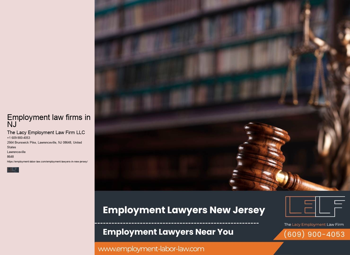 NJ lawyers for equal employment opportunity