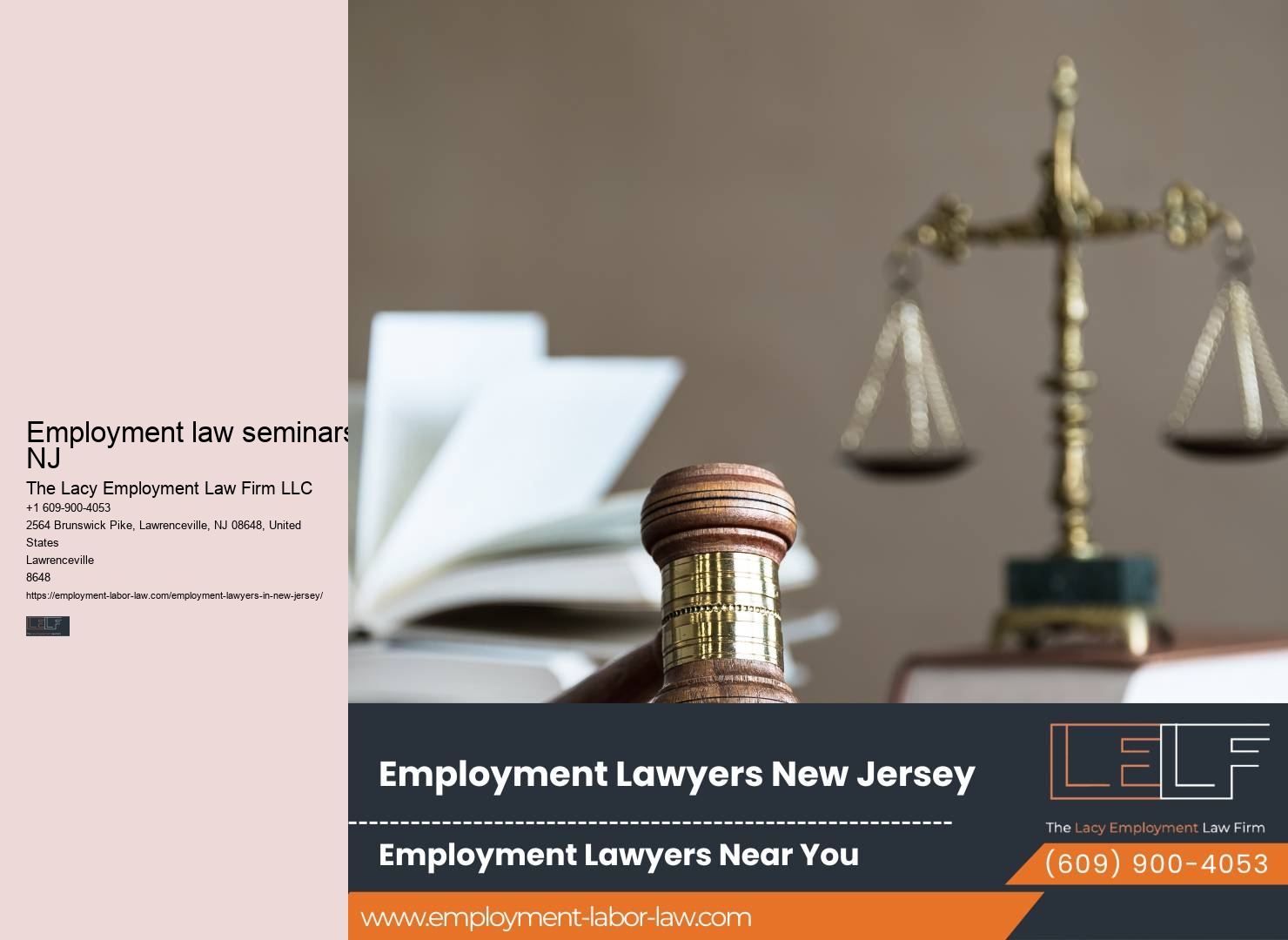 Handle Employment Law Litigation with NJ Legal Experts