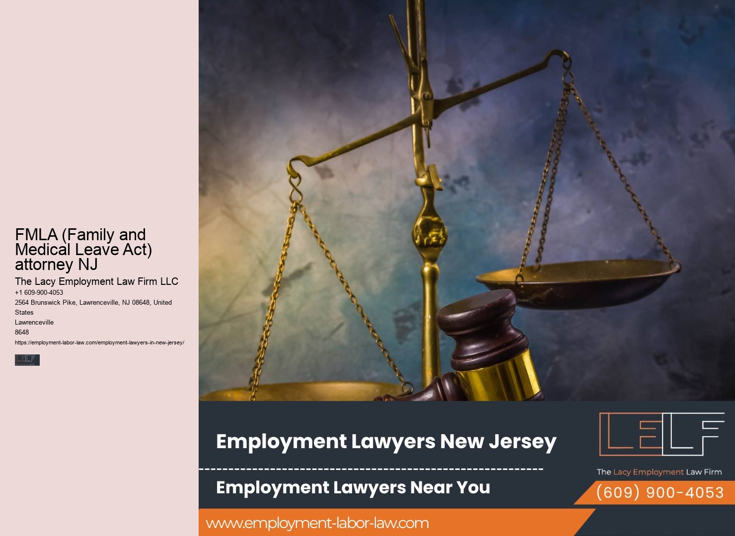 Skilled Employment Law Counsel in NJ