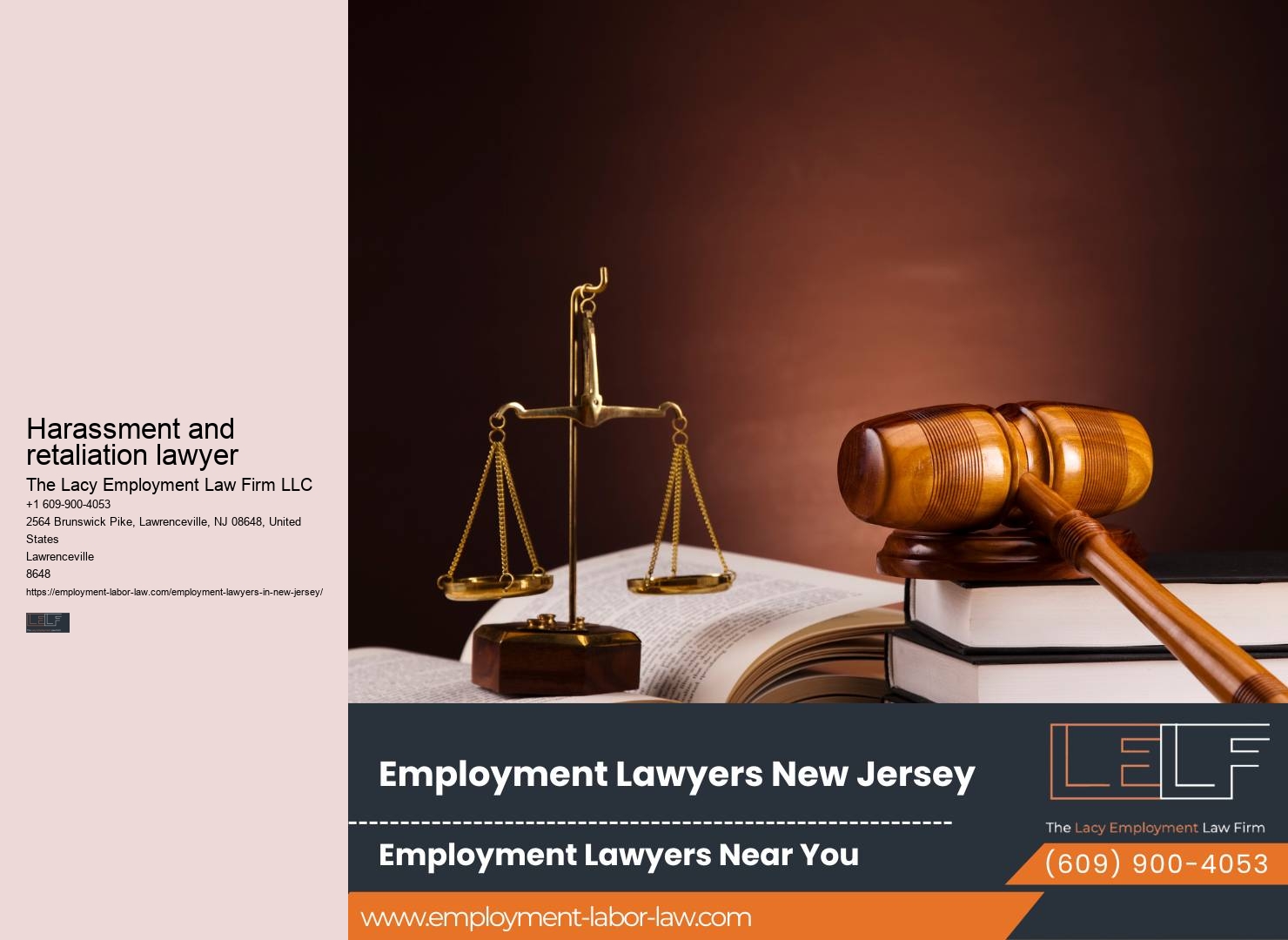 NJ Employment Lawyers for Workplace Rights