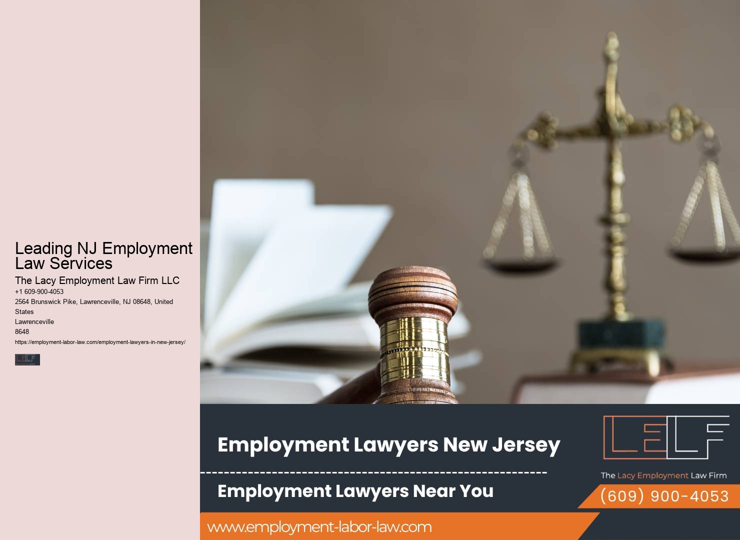 NJ Employment Lawyers for Employment Litigation