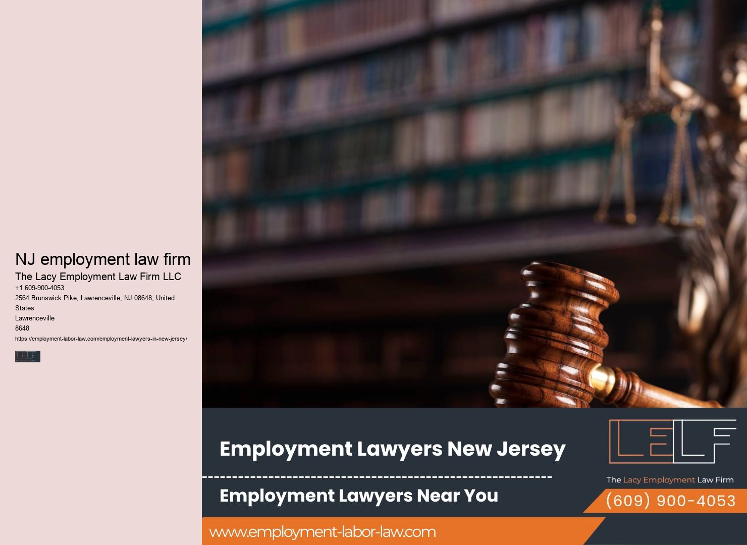 Seasoned Employment Law Experts in NJ