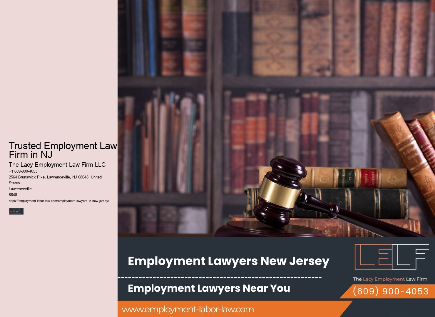 NJ lawyers for wrongful termination claims