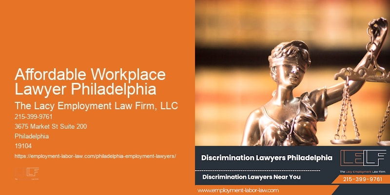 Affordable Workplace Lawyer Philadelphia