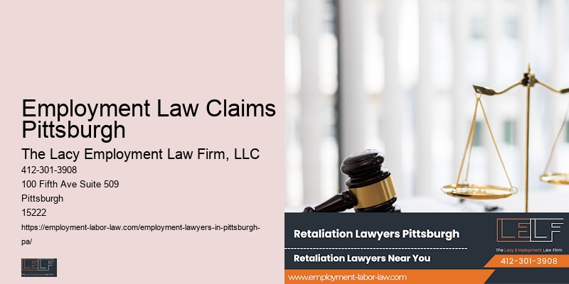 Employment Law Claims Pittsburgh Employee Legal Rights