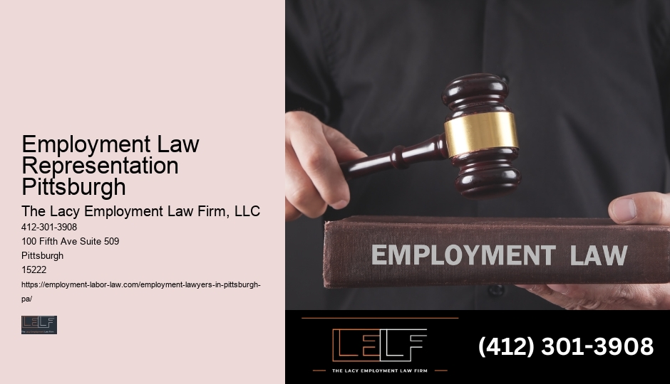 Employment Law Representation Pittsburgh Workplace Legal Representation