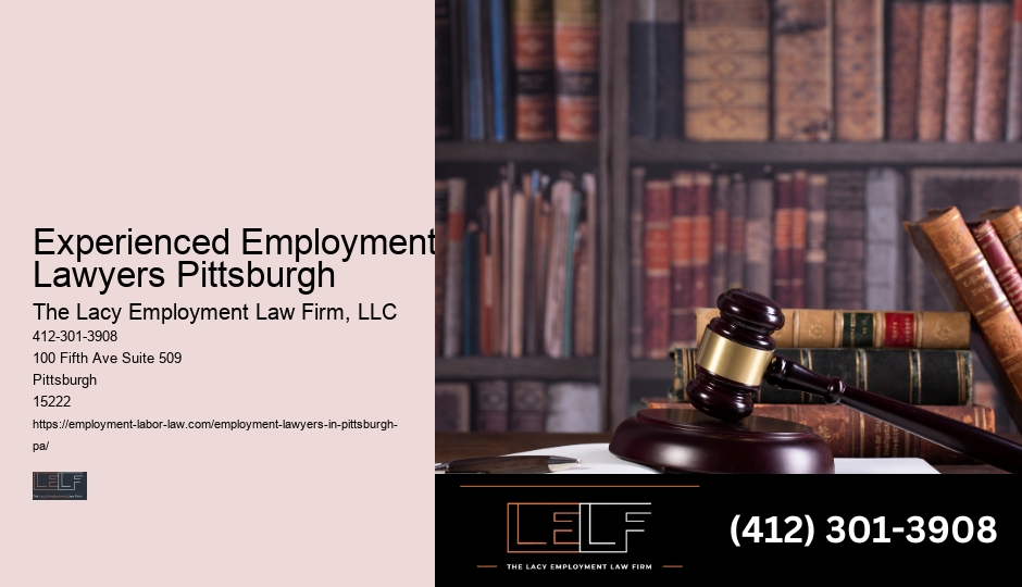 Experienced Employment Lawyers Pittsburgh employment law firm legal representation