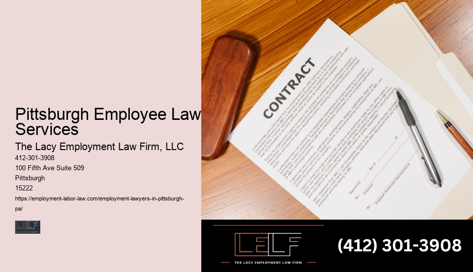 Pittsburgh Employee Law Services Employment Law Expert Advice