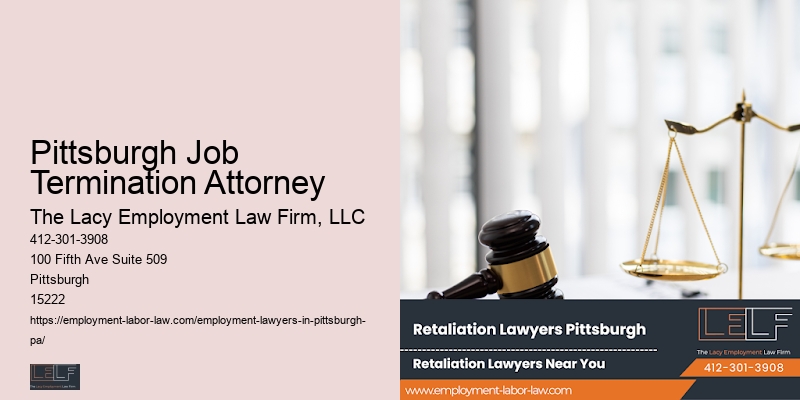 Top-rated Pittsburgh Job Termination Attorney employment lawyer