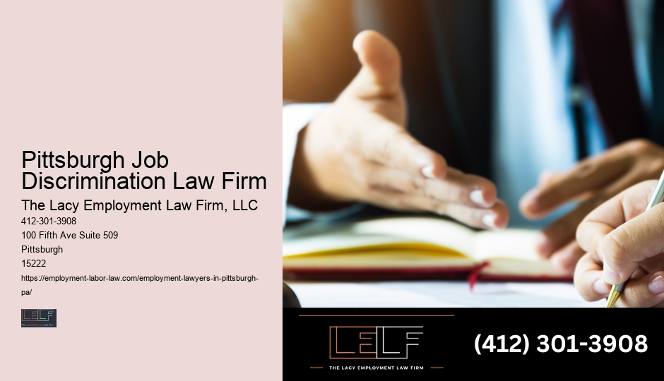 Pittsburgh Employment Law Advocate Services
