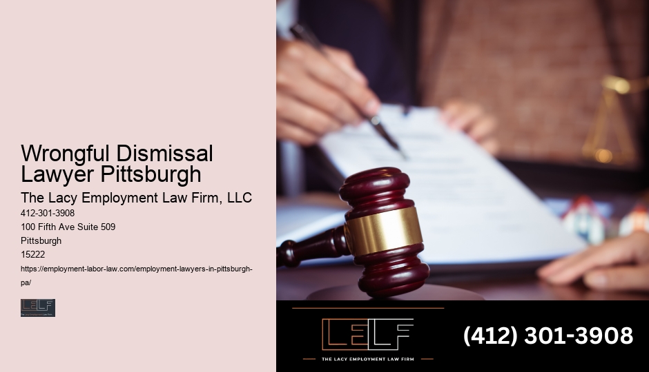 Leading Wrongful Termination Attorney Pittsburgh