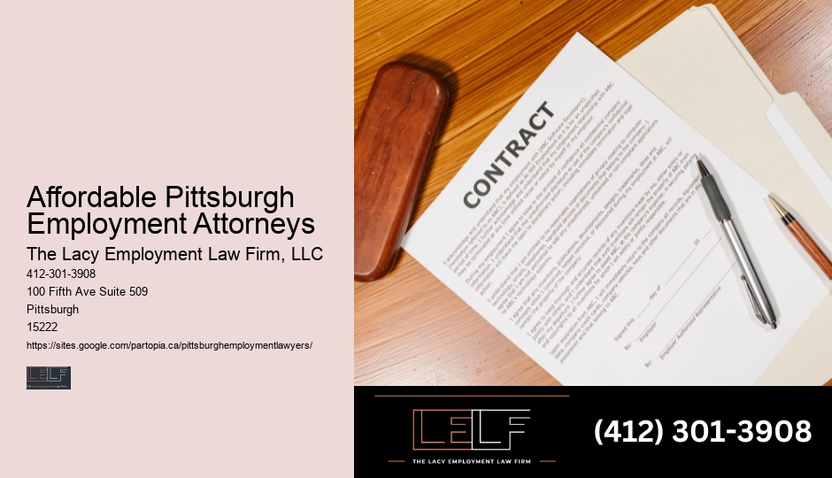 Pittsburgh Employment Legal Counsel