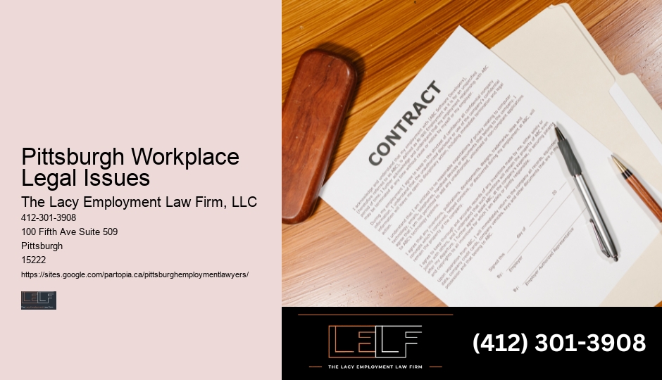 Pittsburgh Employment Law Expert Consultation