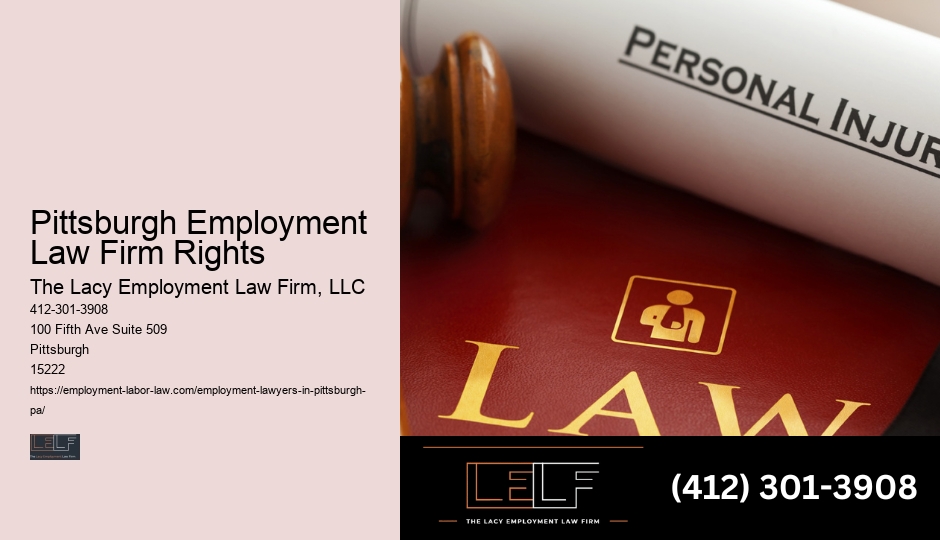 Best-Rated Employment Lawyer Fee Structure Pittsburgh