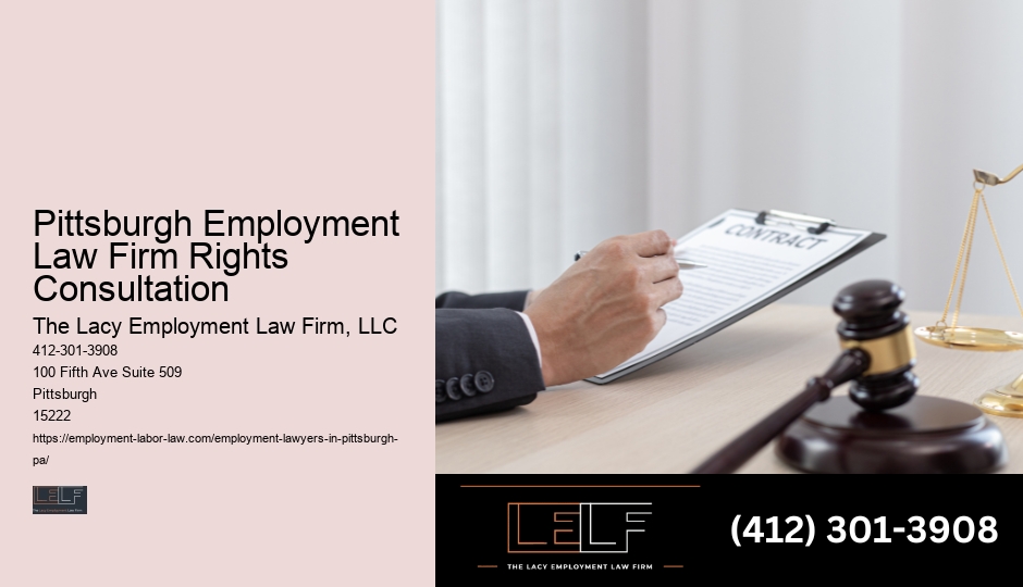 Reliable Employment Law Consultation Pittsburgh