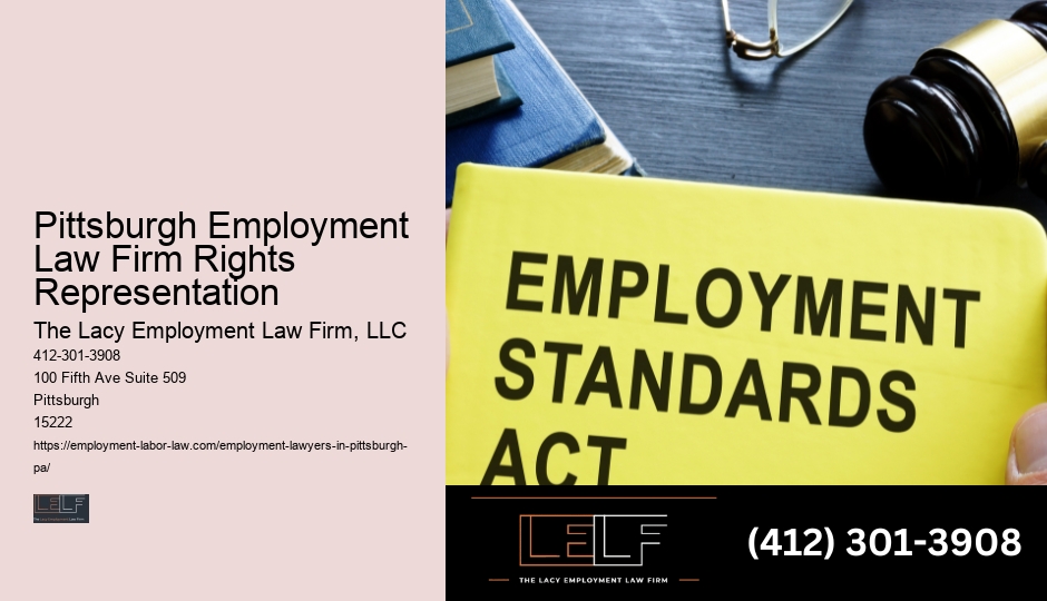 Pittsburgh Employment Law Firm Representation