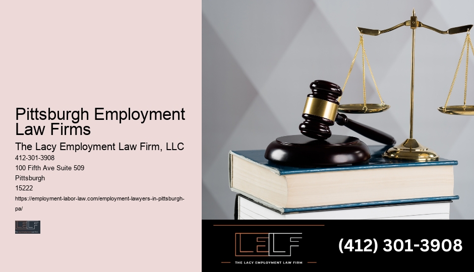 Pittsburgh Employment Law Firm Legal Representation