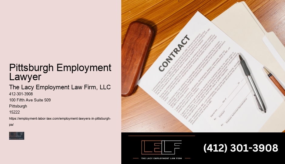 Pittsburgh Employment Lawyer Pricing