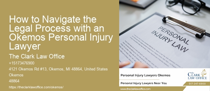 How to Navigate the Legal Process with an Okemos Personal Injury Lawyer