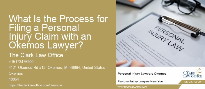 What Is the Process for Filing a Personal Injury Claim with an Okemos Lawyer?